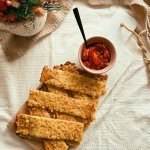 cheesy cauliflower breadsticks