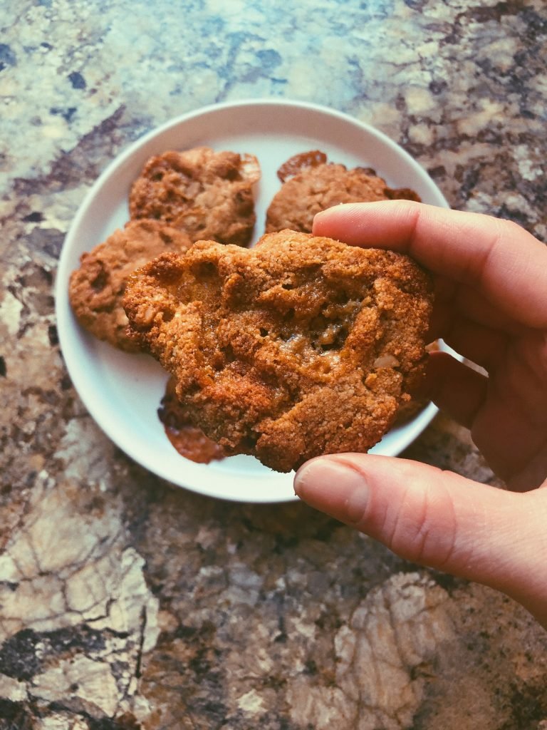 marshmallow macadamia nut cookies (grain free, scd diet)
