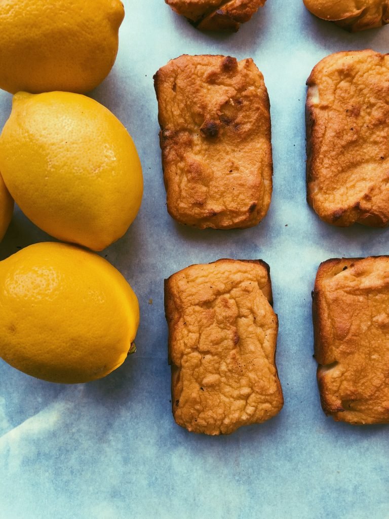 mini grain free lemon loaves