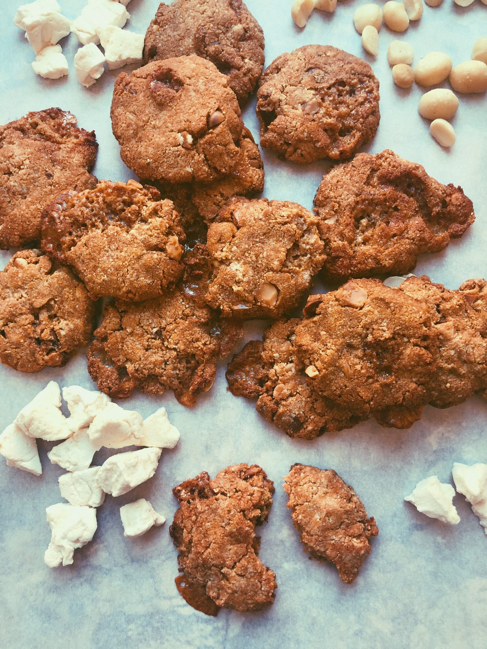 marshmallow macadamia nut cookies (grain free, scd diet)