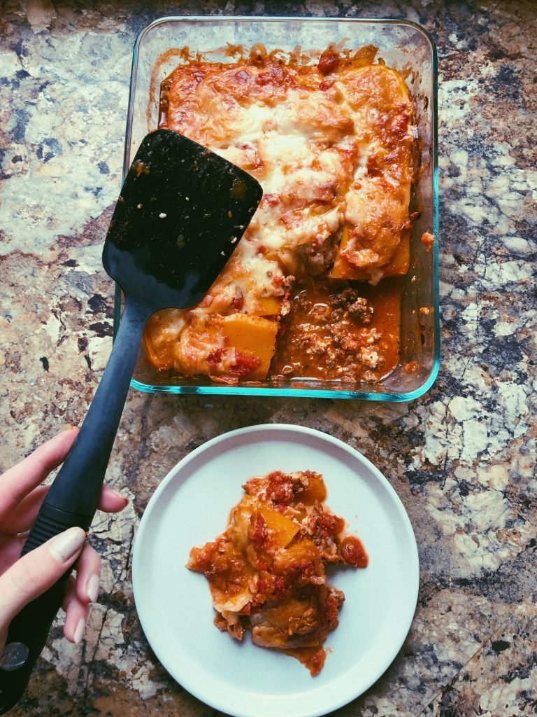 grain free butternut squash lasagna