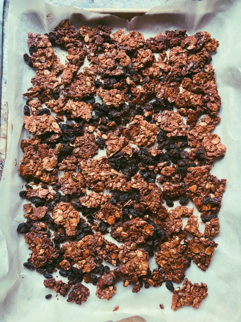 ginger spice grain free granola