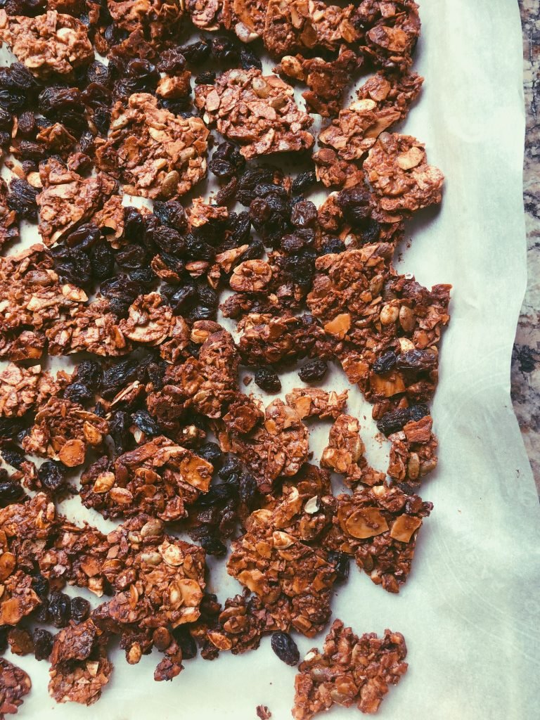 ginger spice grain free granola