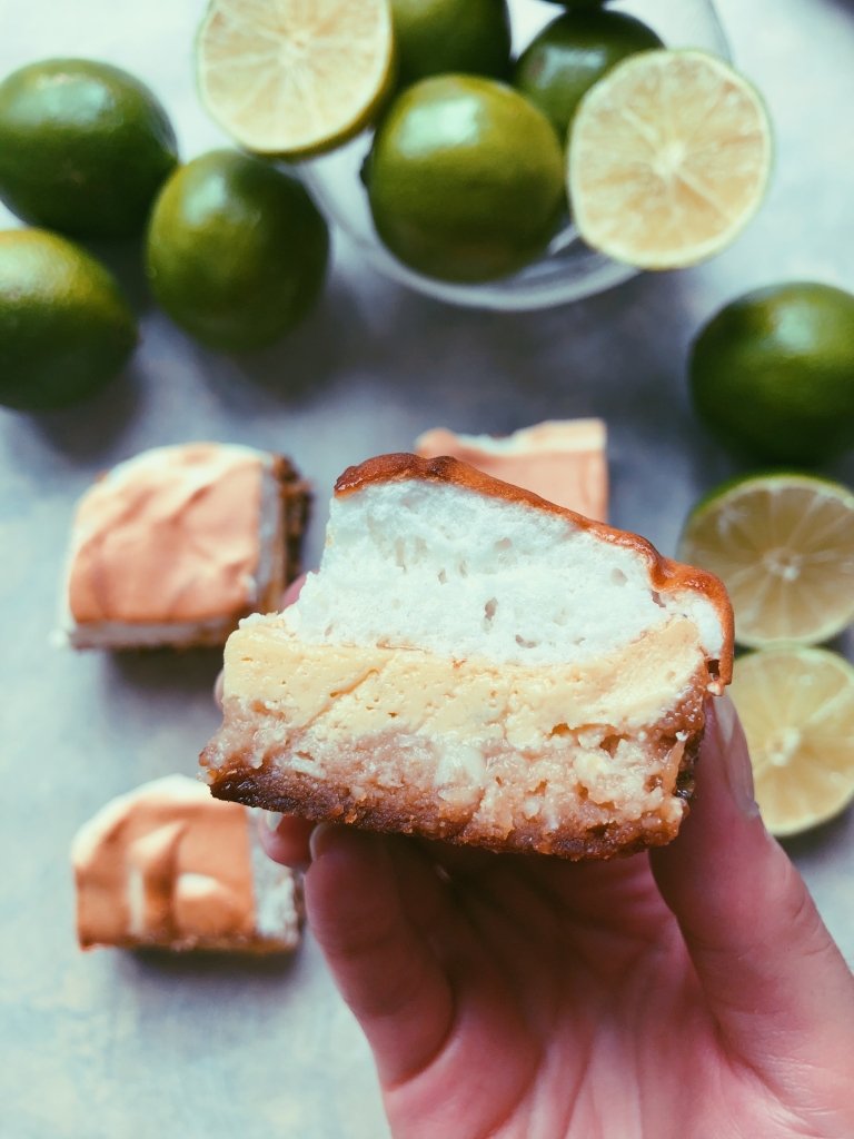 grain free key lime pie bars