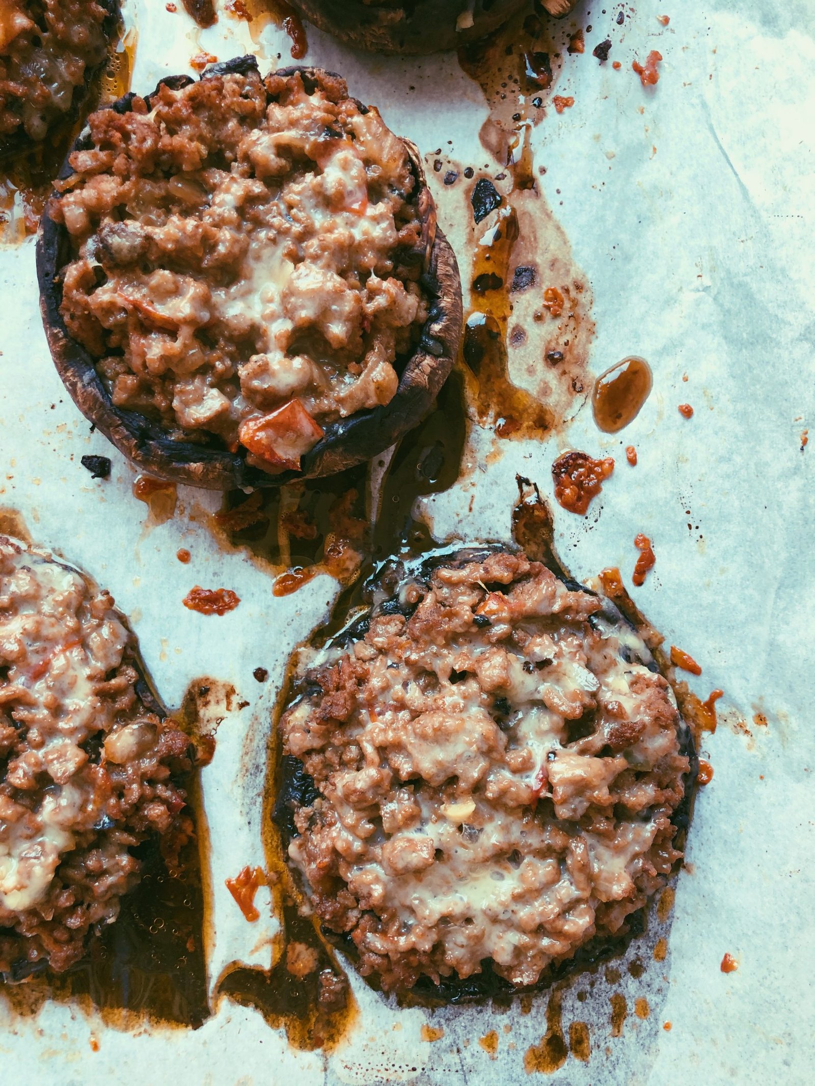 portobello stuffed mushrooms grain free