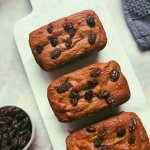 mini banana raisin bread (grain free, refined sugar free, scd diet)