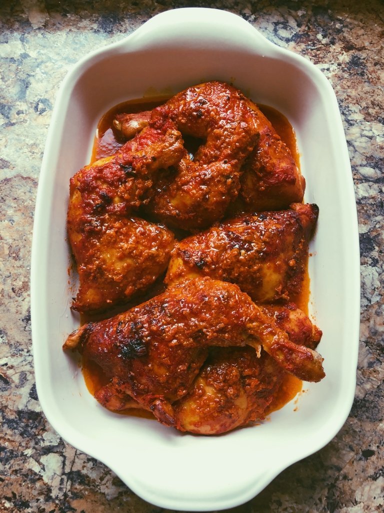 roasted red pepper & garlic-marinaded chicken grain free, scd diet