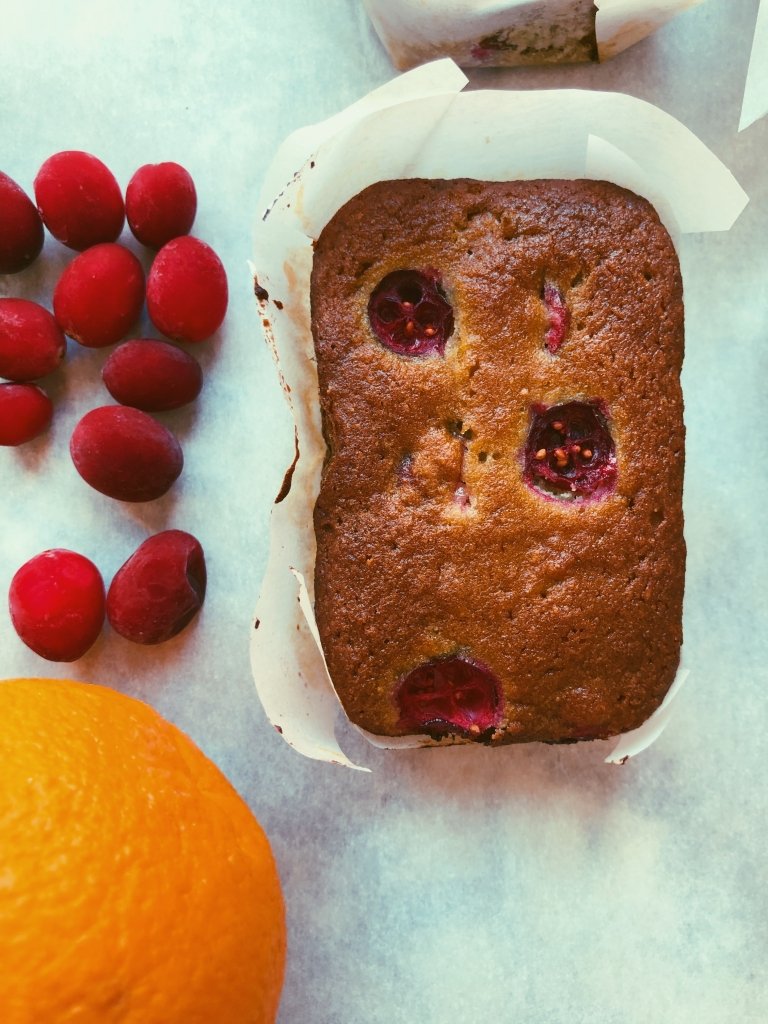 mini orange cranberry loaves (grain free, scd diet)