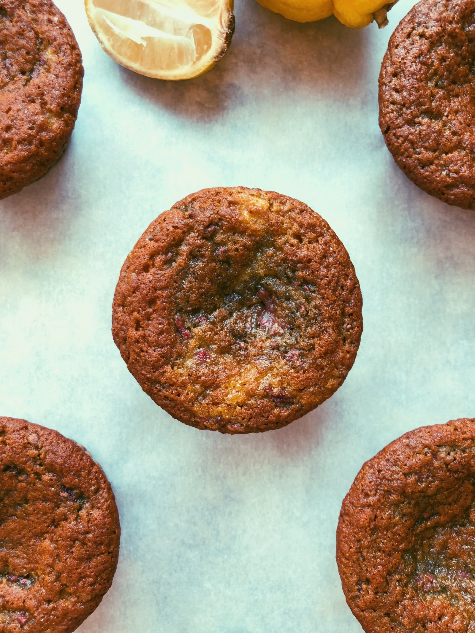 lemon curd and raspberry jam muffins grain free & scd diet