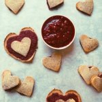 raspberry jam-filled cookies, grain free, scd diet, refined sugar free