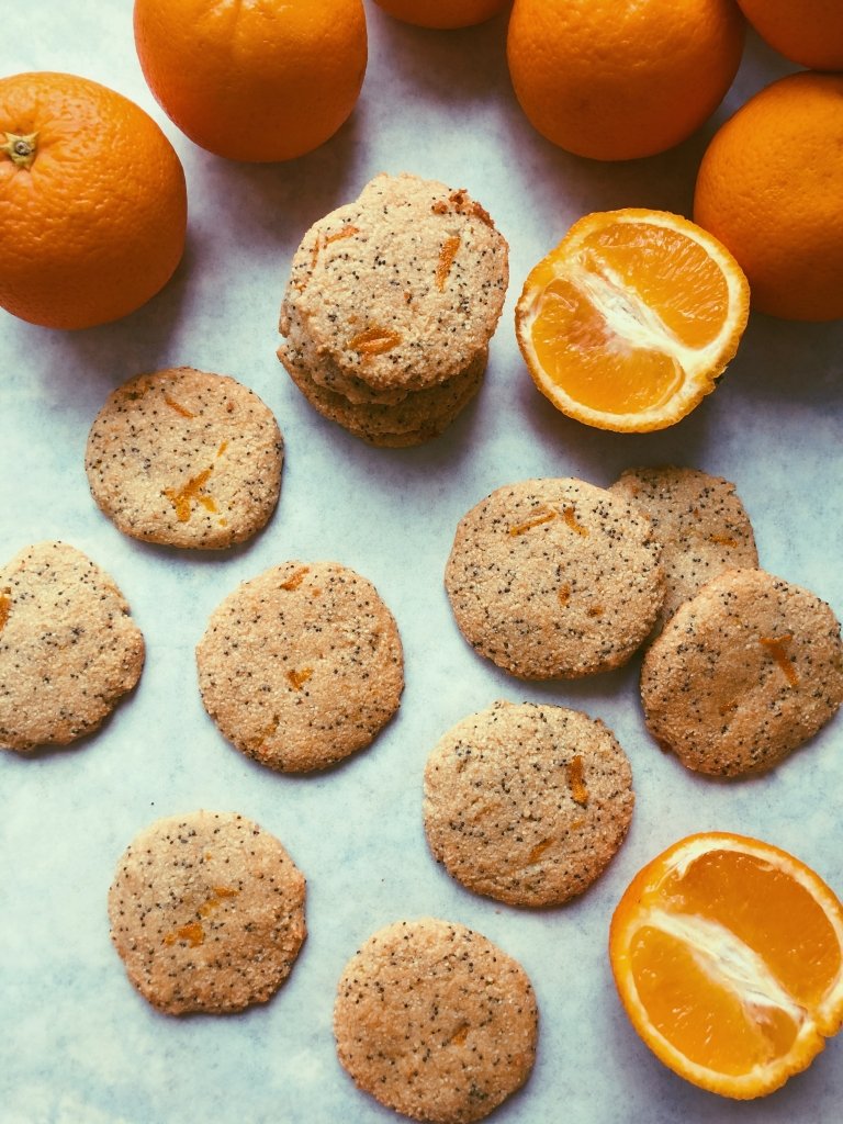 ORANGE POPPYSEED COOKIES (GRAIN FREE, SCD DIET)