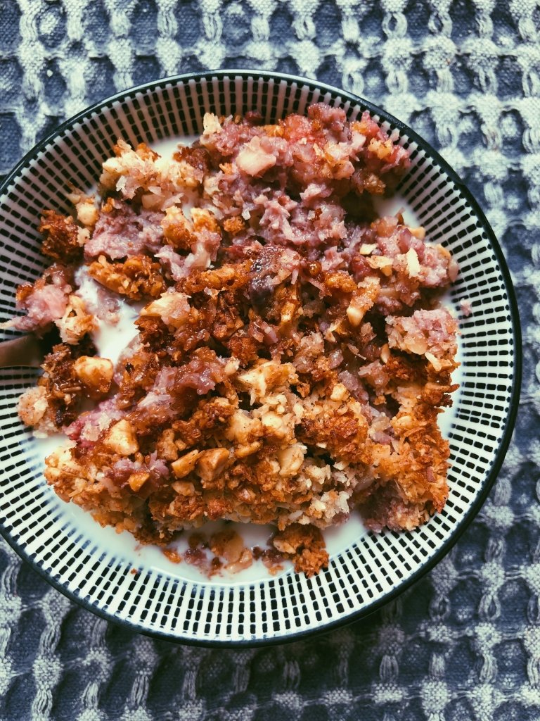 peach-strawberry cobbler (grain free, scd diet)