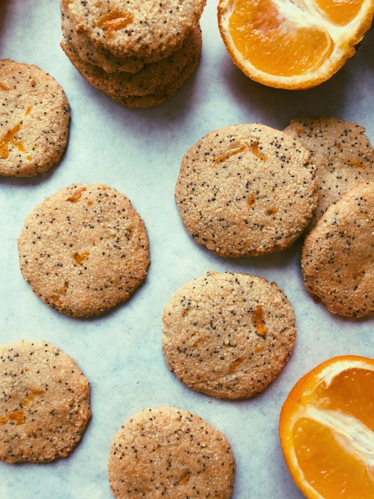 ORANGE POPPYSEED COOKIES (GRAIN FREE, SCD DIET)
