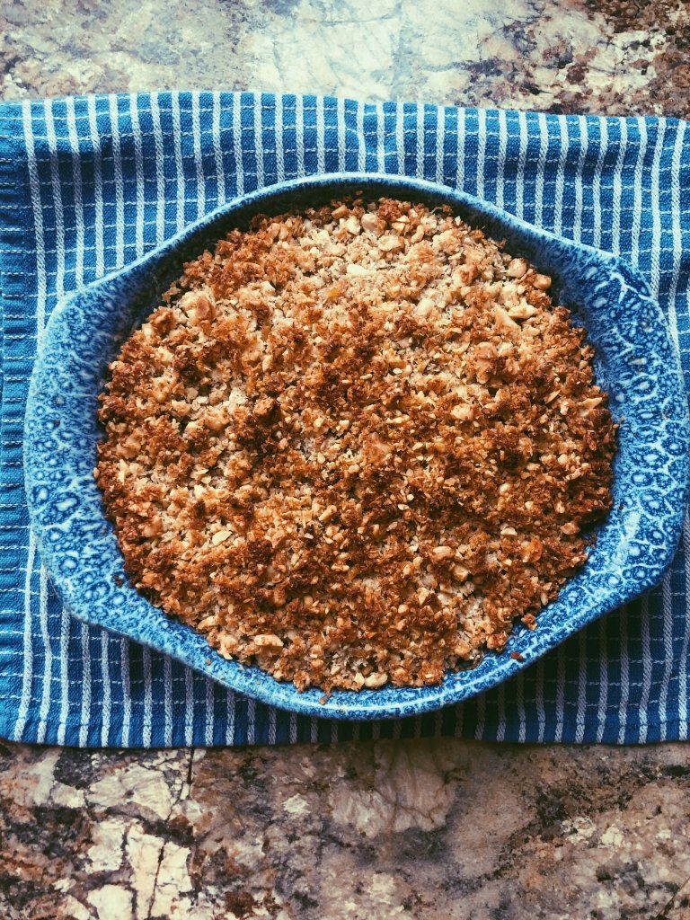 peach-strawberry cobbler (grain free, scd diet)