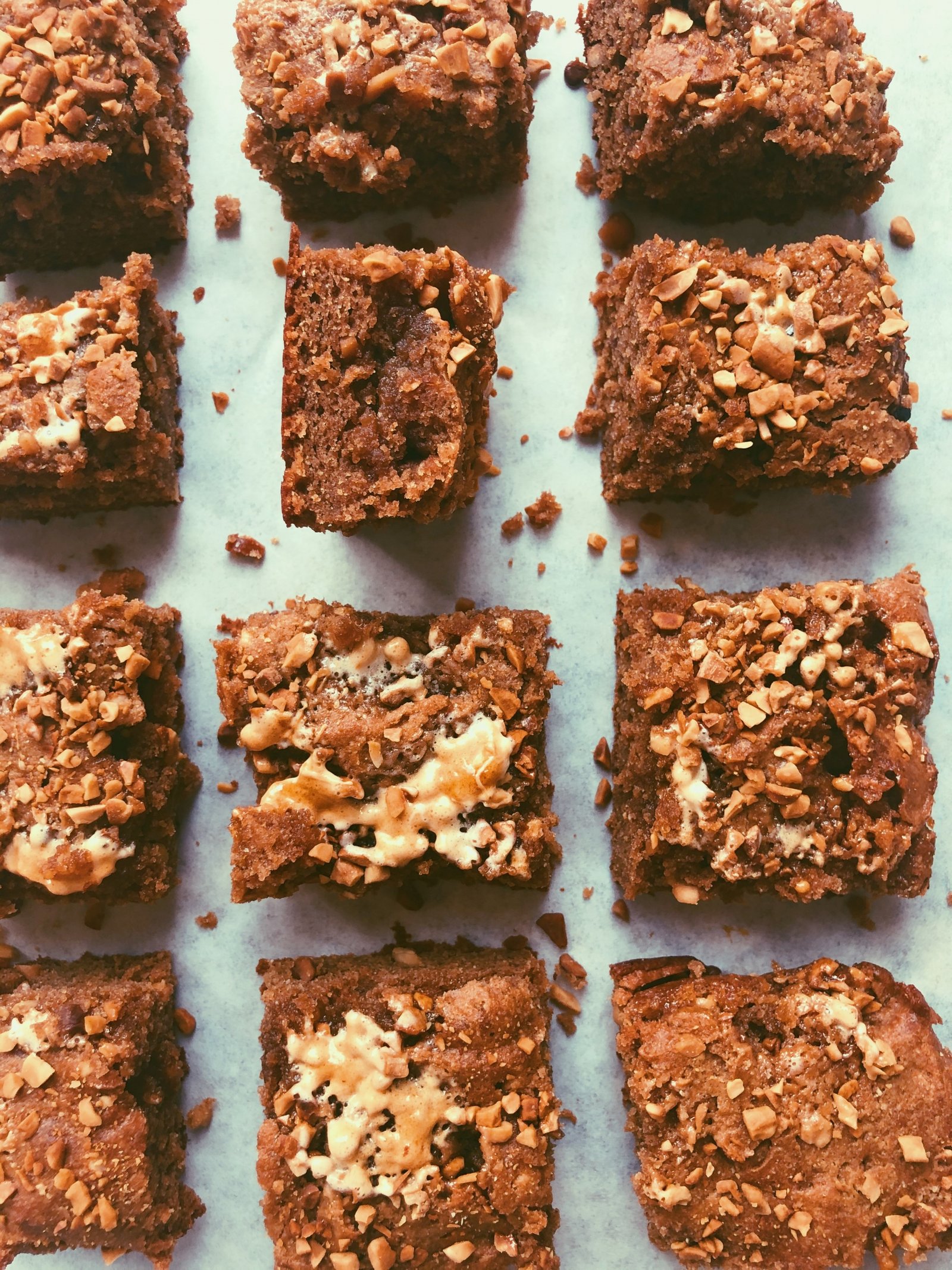 peanut butter marshmallow blondies grain free, scd diet