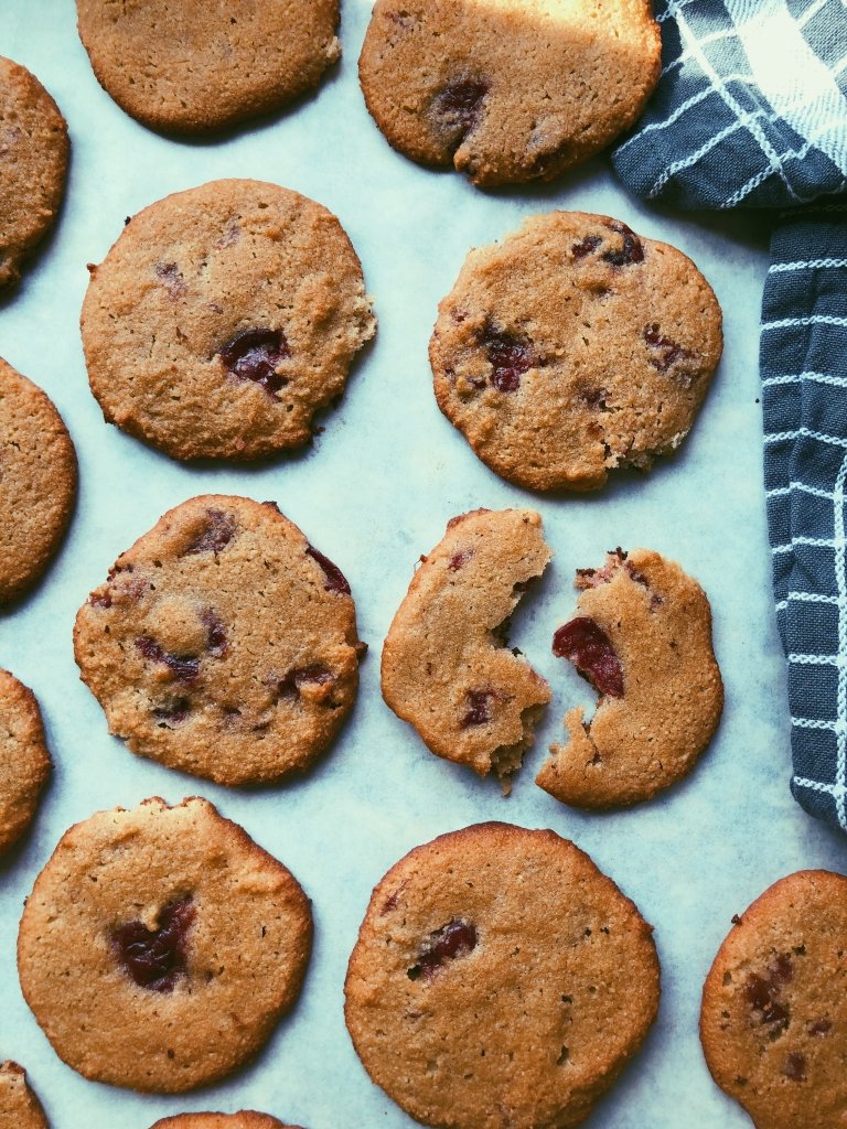 cherry pie cookies (grain free, scd diet, almond flour)