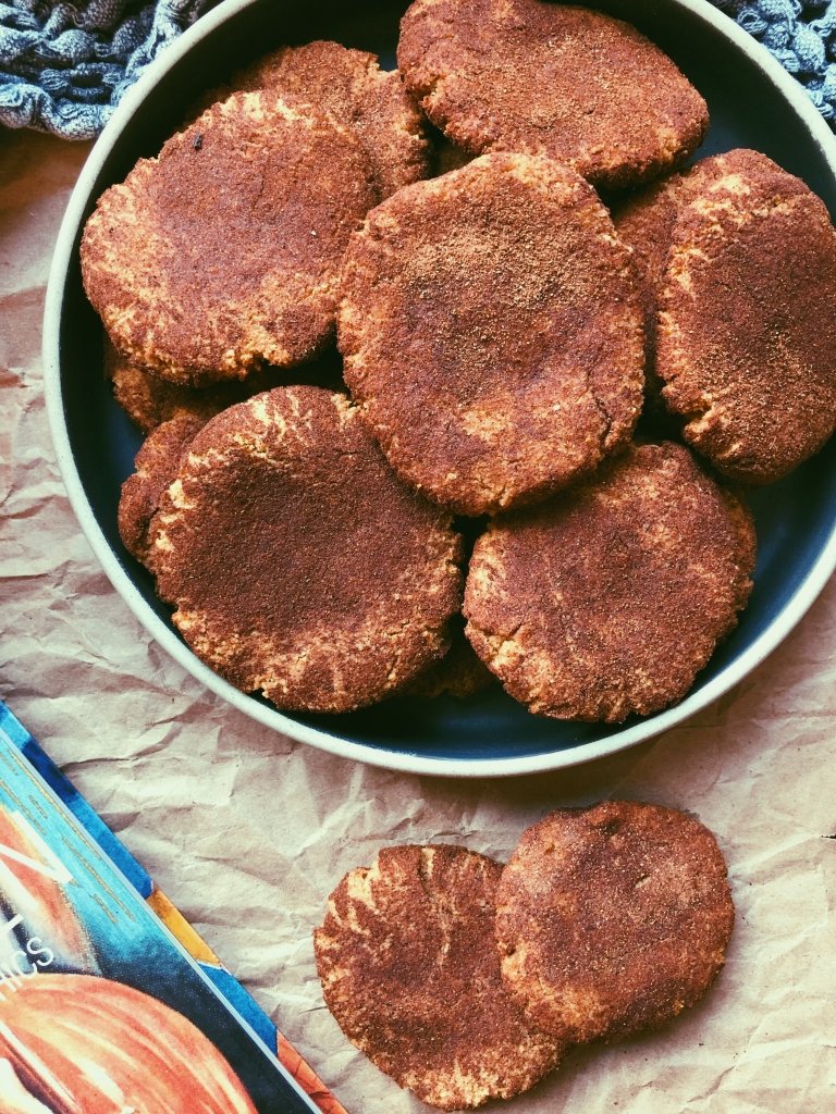 grain free pumpkin snickerdoodles