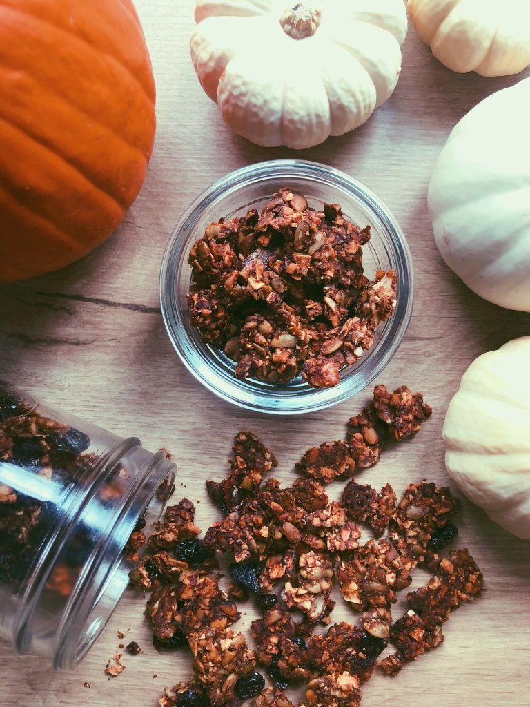 grain free pumpkin spice granola
