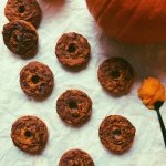 grain free pumpkin marble donuts