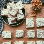 marshmallow pecan-walnut squares