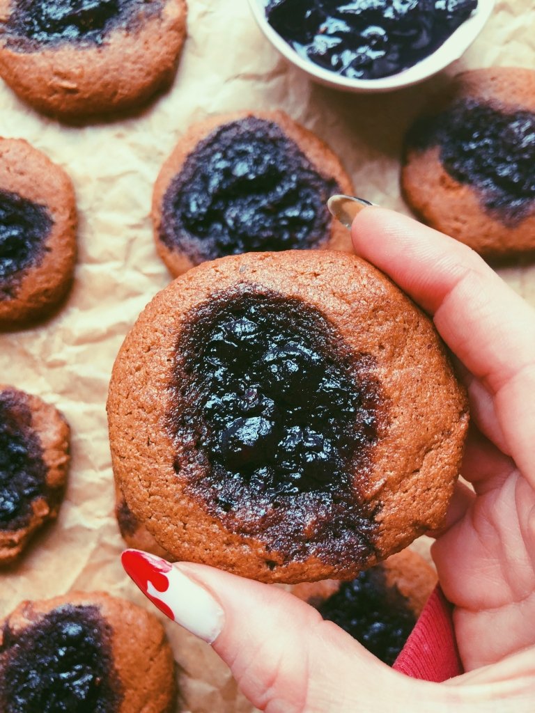 almond butter & grape jelly cookies (grain free, scd diet)