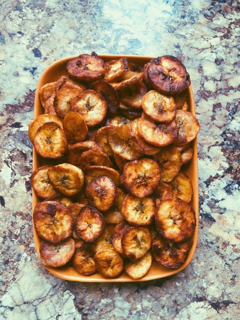 fried plantain chips