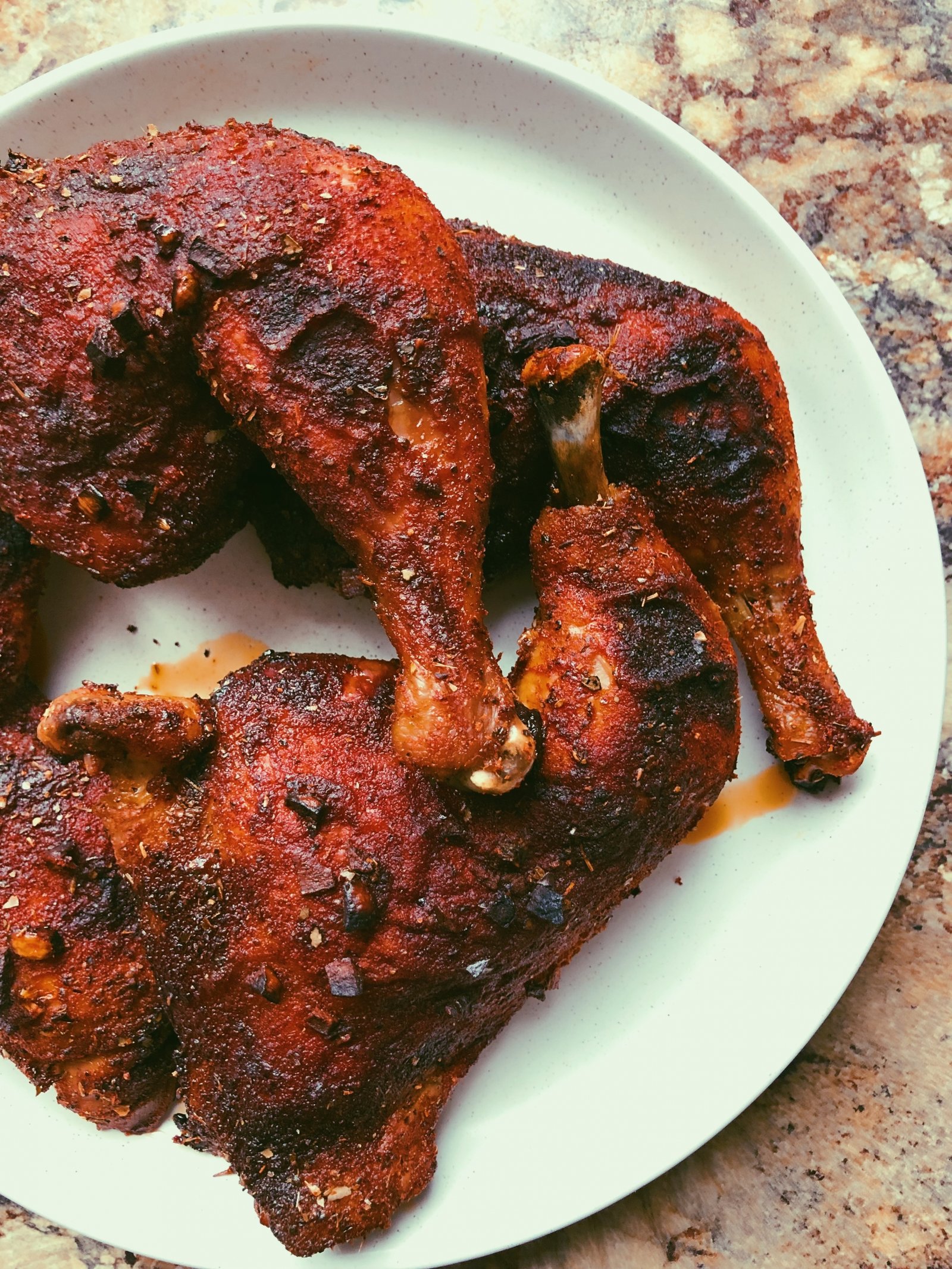 garlic honey mustard chicken legs