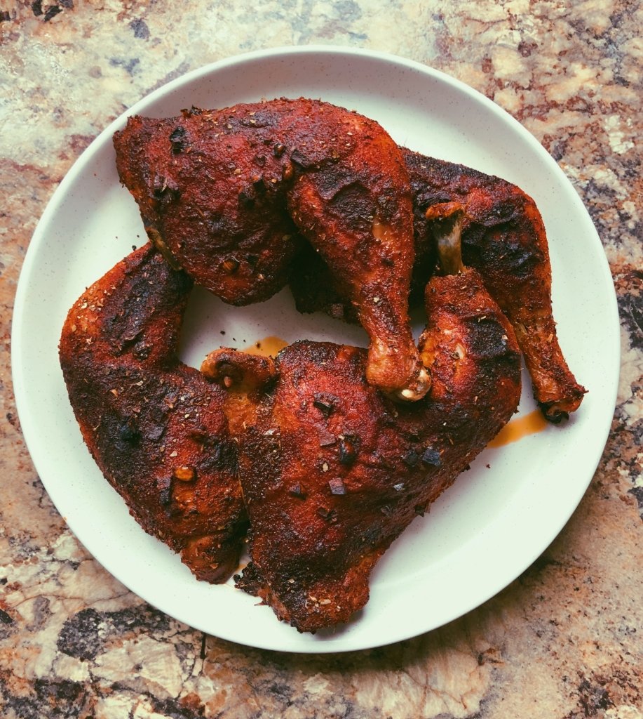 garlic honey mustard chicken legs