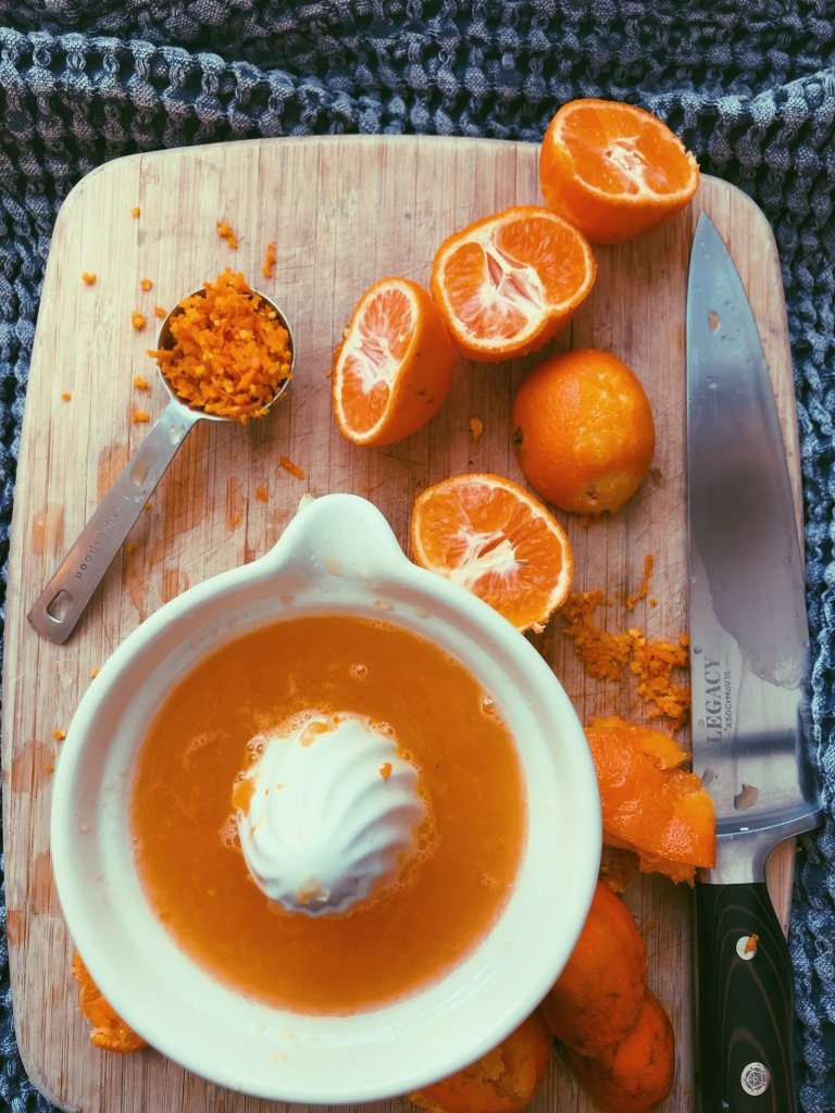 clementine curd refined sugar free