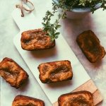 mini rhubarb compote loaves (Grain free, scd diet)