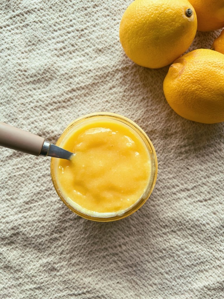 homemade lemon curd (refined sugar free)