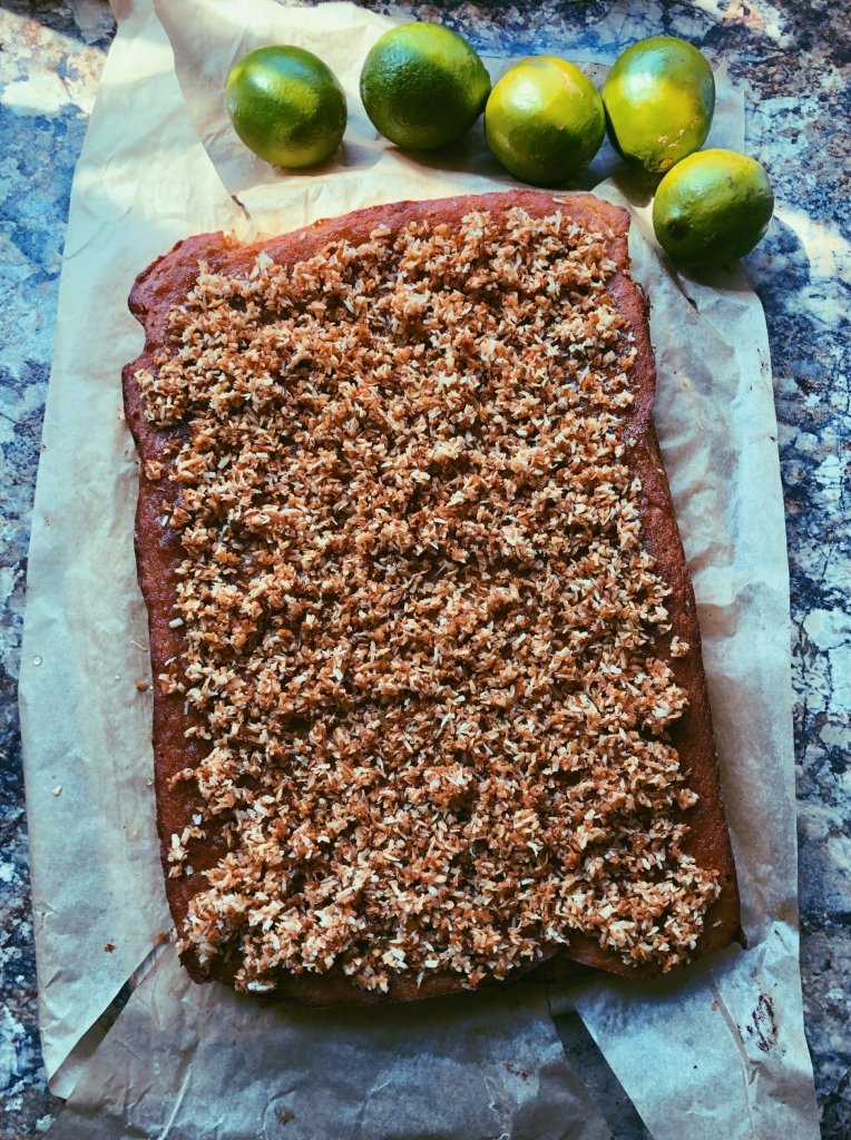 key lime coconut cake