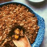 peach cobbler (grain free, refined sugar free)