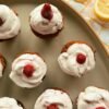 lemon cupcakes with raspberry meringue topping (grain free & refined sugar free)