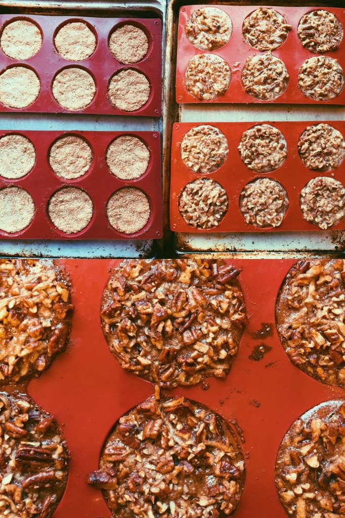mini pecan apple pies