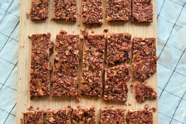grain free apple cinnamon granola bars (scd diet)