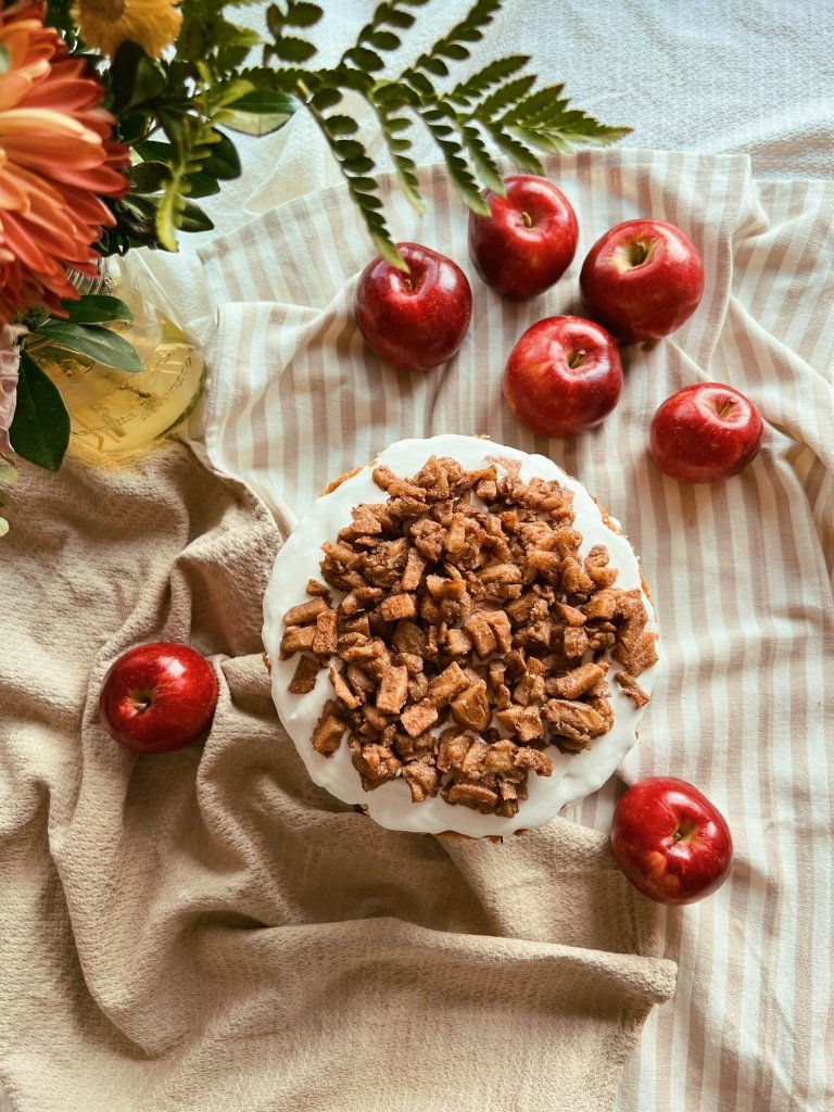 apple shortcake (grain free, refined sugar free)