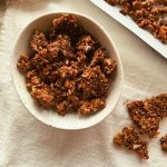 toasted pecan, almond coconut granola crumble (grain free, refined sugar free, scd diet)