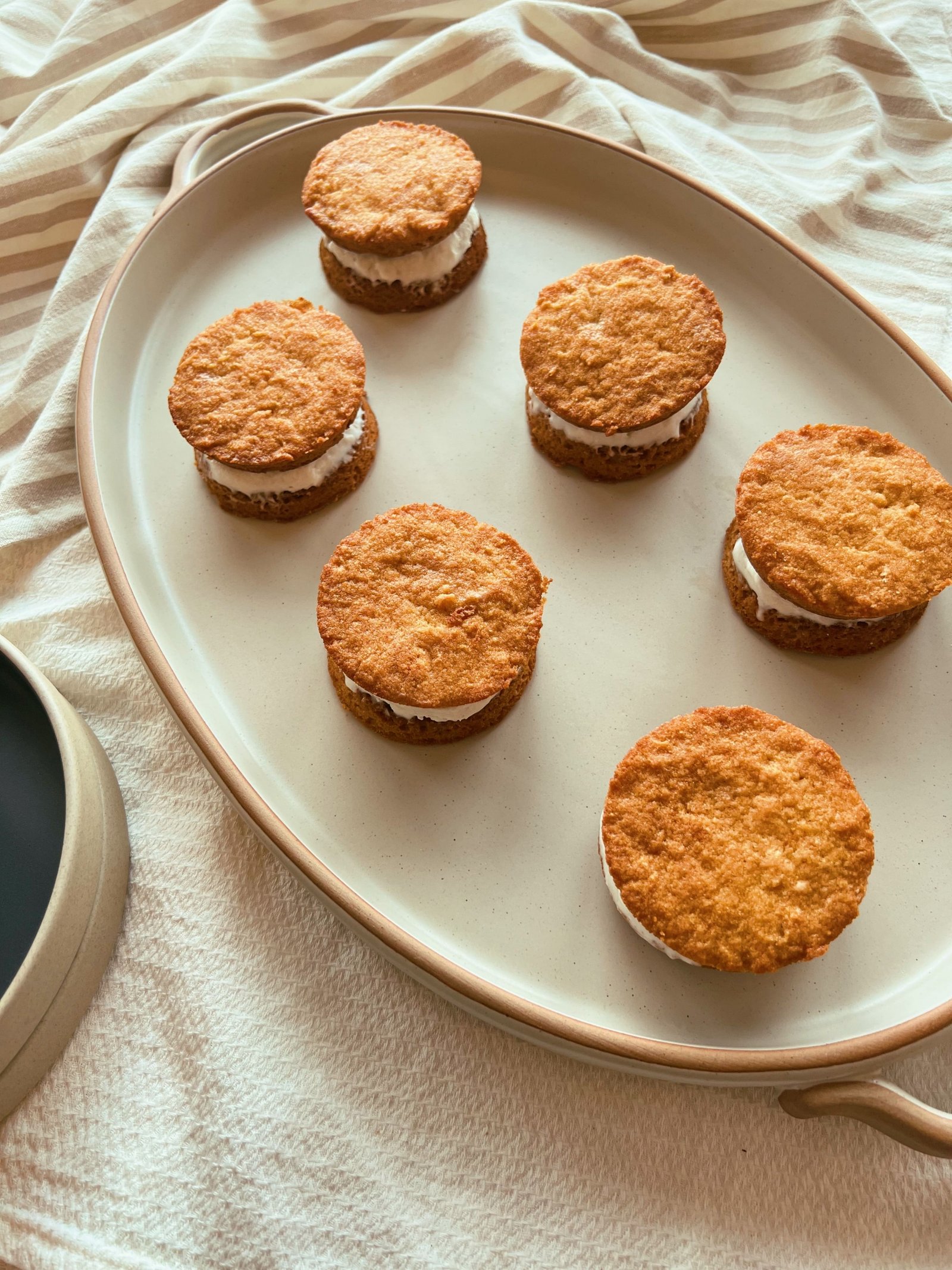 frozen vanilla whoopie pies (grain free, refined sugar free, scd diet)