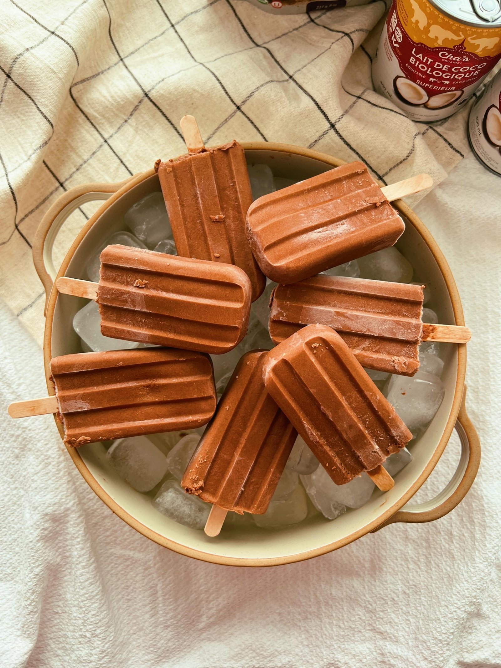 homemade fudgesicles (dairy free, refined sugar free)