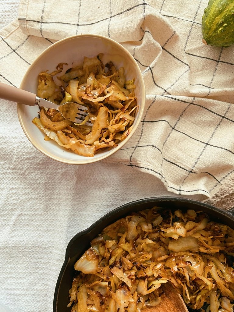 easy sautéed green cabbage
