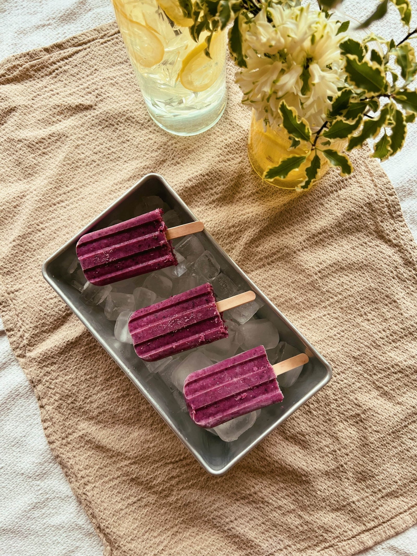 blueberry cheesecake popsicles (scd diet, refined sugar free)