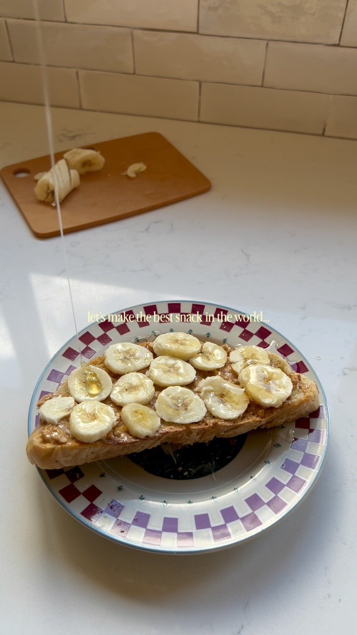 need i say more ✋🥜🍌🍯

• homemade bread • banana pb toast • toast ideas • peanut butter toast •