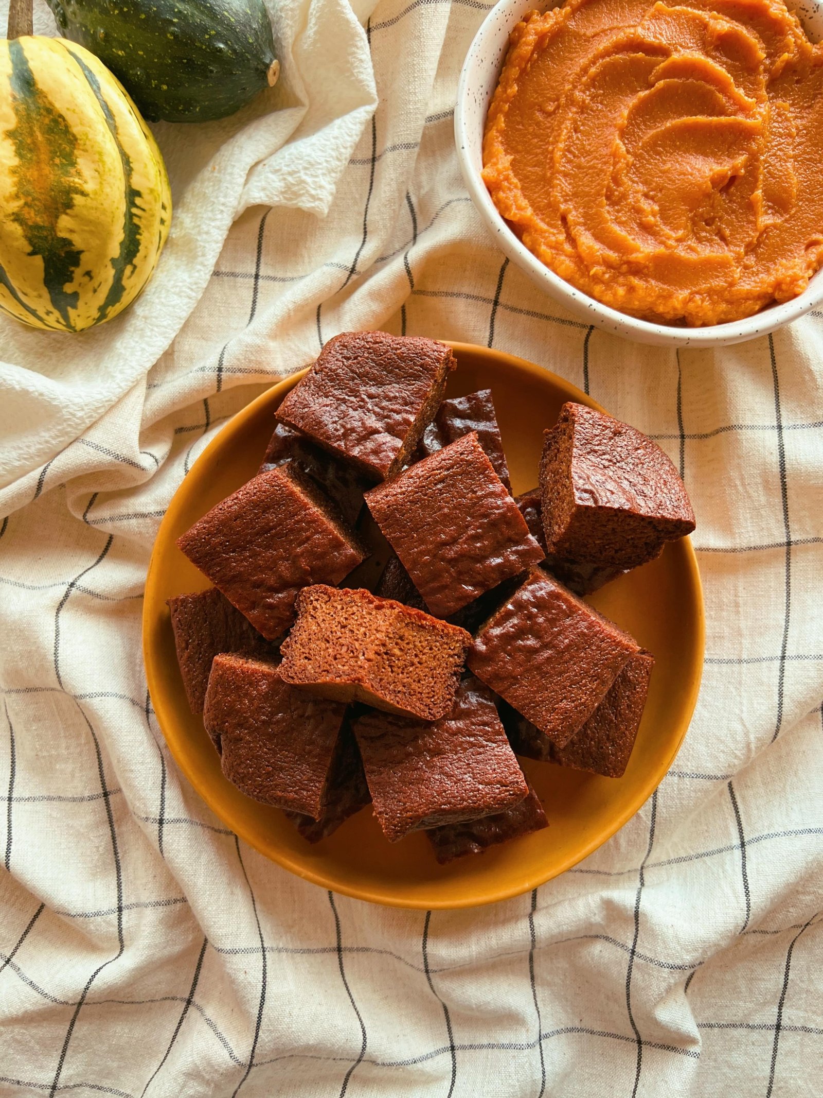 pecan pumpkin "brownies" (grain free)