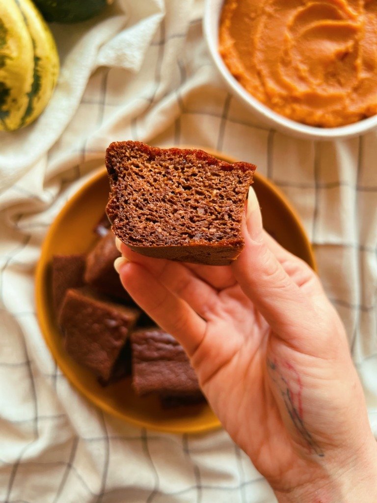 pecan pumpkin "brownies" (grain free)