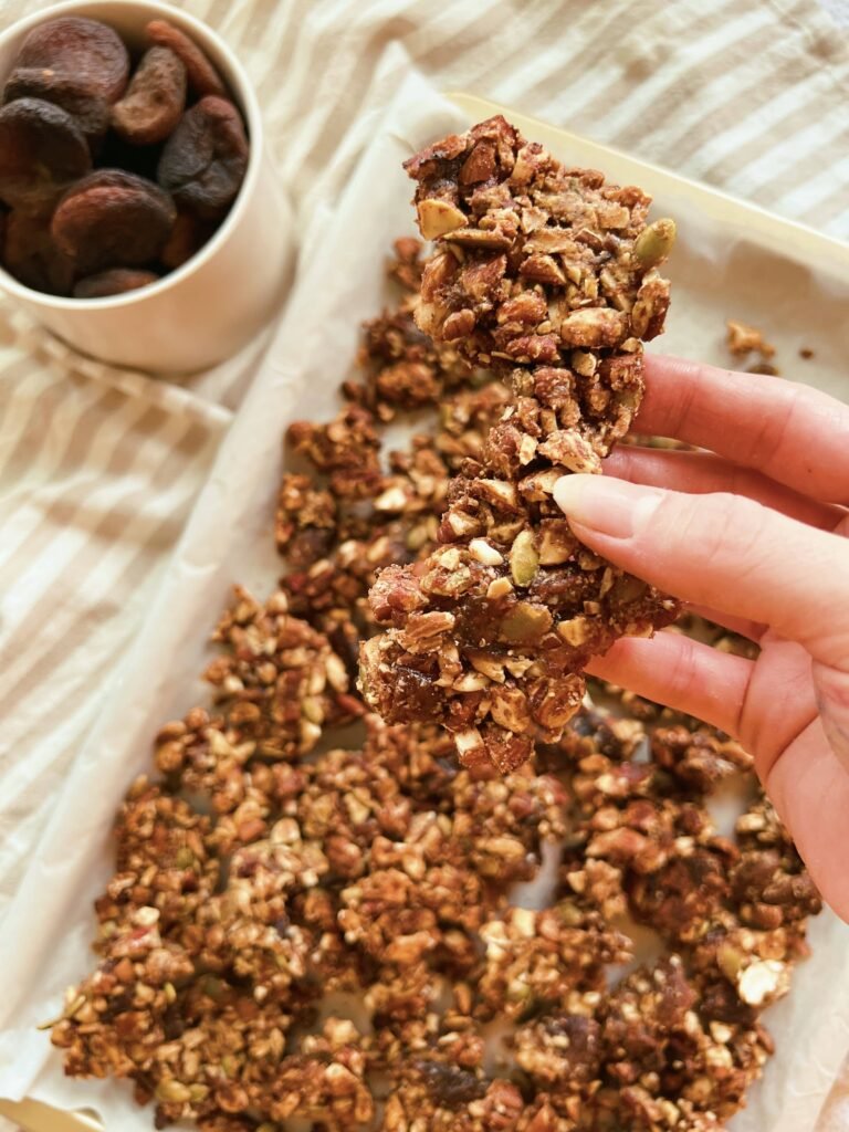 apricot almond butter granola (grain free)