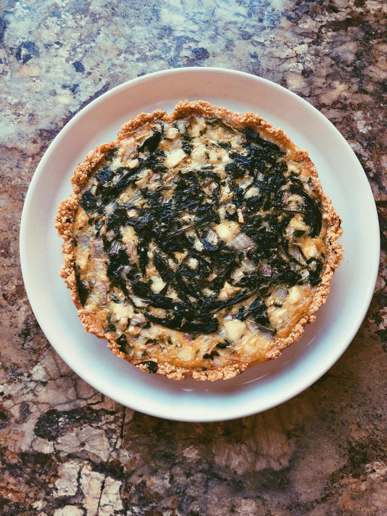 spinach feta quiche (grain free, scd diet)