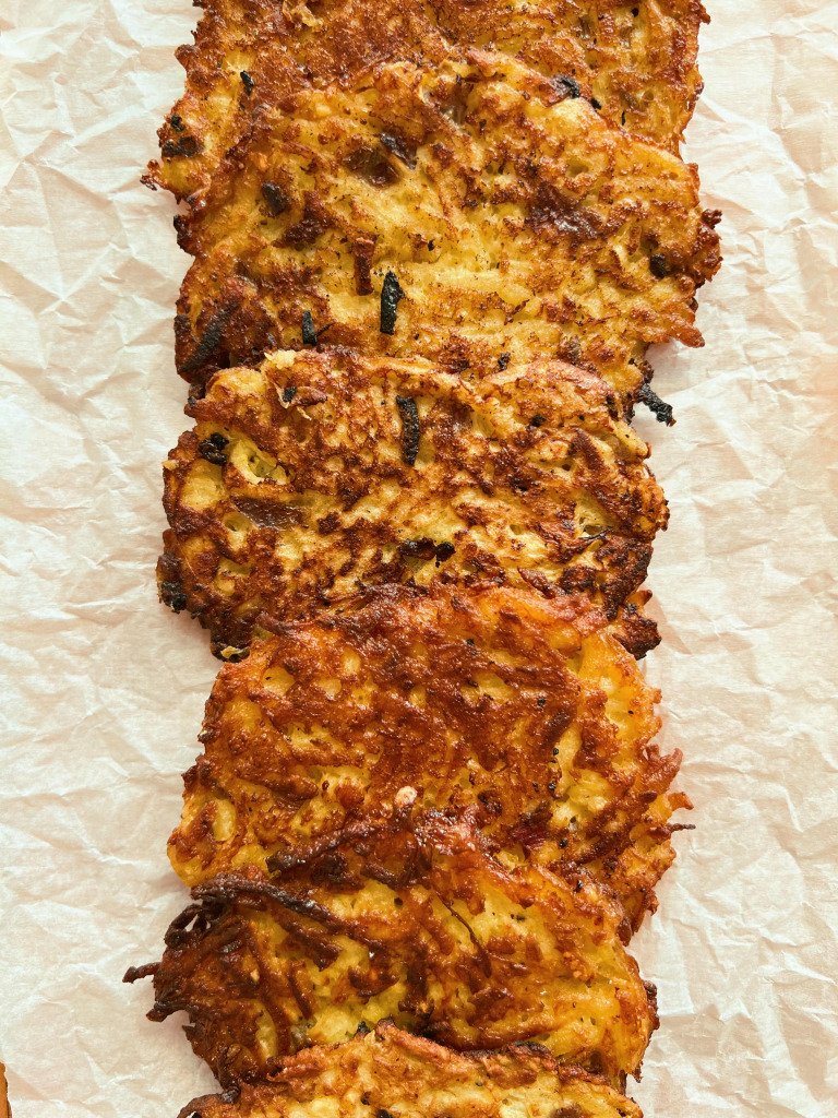 grain free no-potato squash latkes