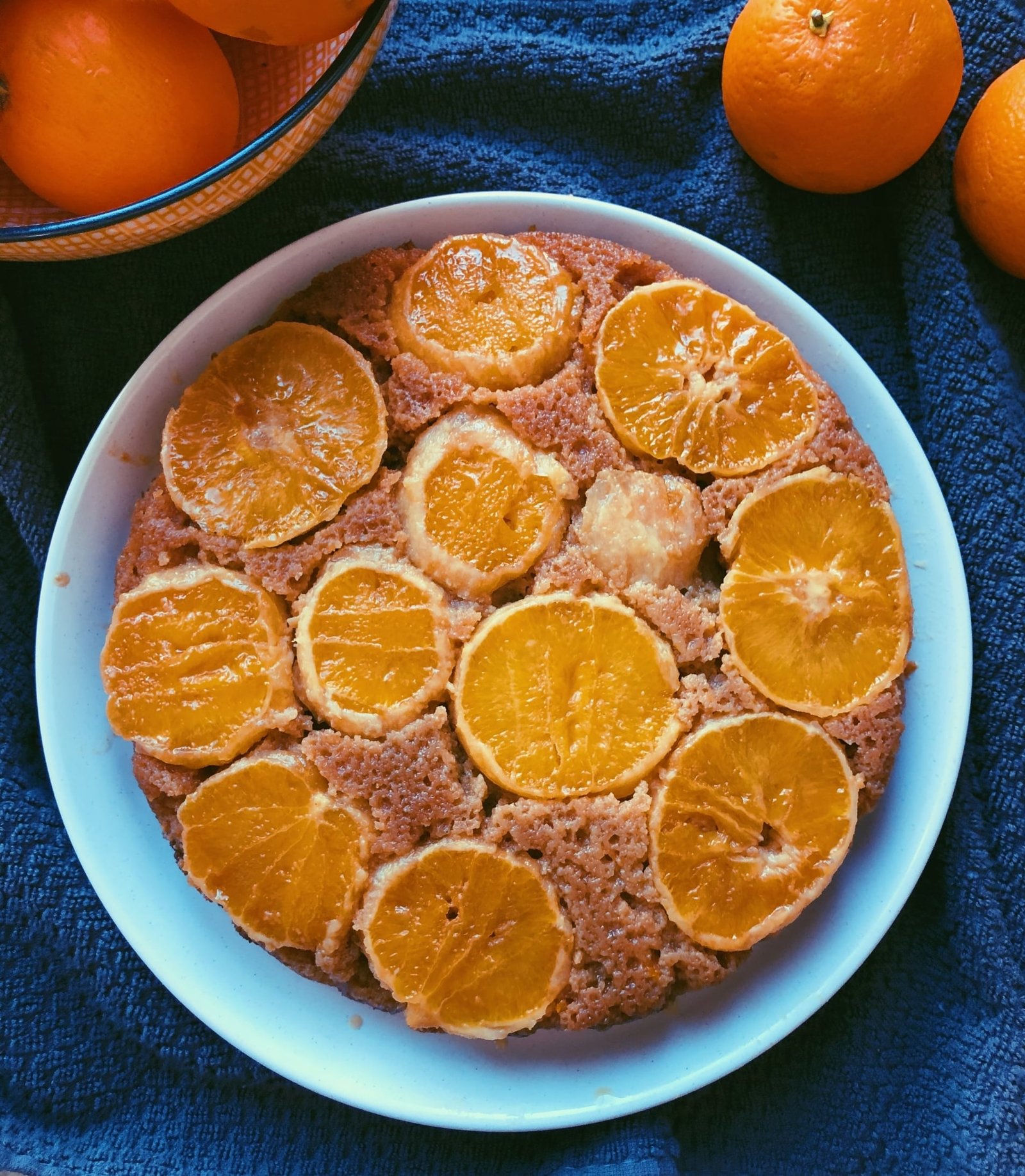 orange upside down cake (grain free, refined sugar free)
