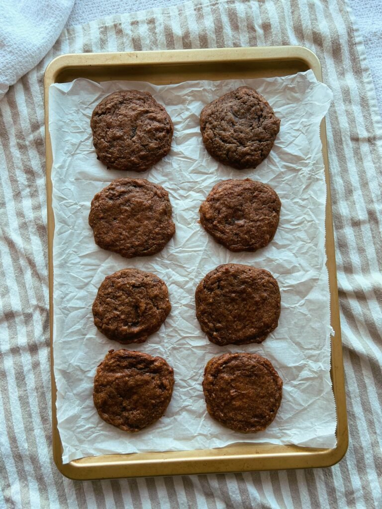 banana almond butter cookies (grain free, refined sugar free, baby led weaning)